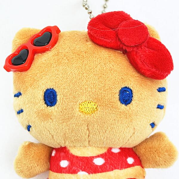 サンリオ 日焼けキティ ナイトパーティーマスコットキーホルダー Sanrio 商品画像2：キャラグッズPERFECT WORLD TOKYO