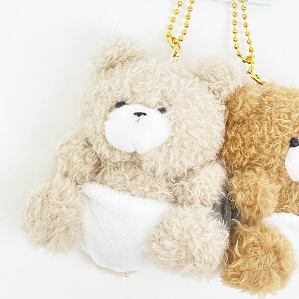 たろちゃんず くまじろ くまたろ ニコぬいキーホルダー ベビーver. マスコット 商品画像3：キャラグッズPERFECT WORLD TOKYO