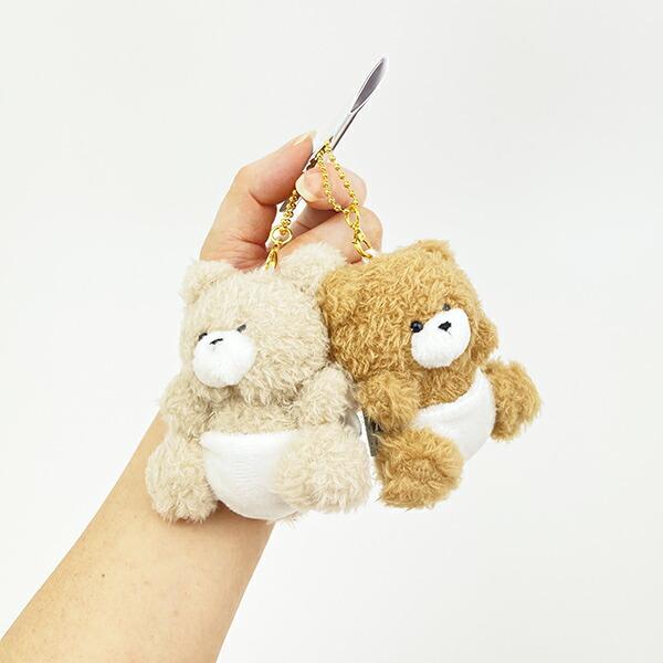 たろちゃんず くまじろ くまたろ ニコぬいキーホルダー ベビーver. マスコット 商品画像6：キャラグッズPERFECT WORLD TOKYO