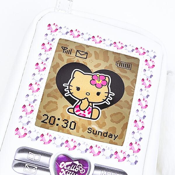 サンリオ 日焼け キティ ガラケー型ペンケース ホワイト Sanrio 商品画像2:キャラグッズPERFECT WORLD TOKYO