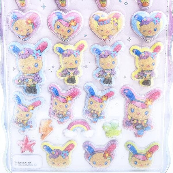 サンリオ ウサハナ コットンパフィーシール コギャル 文具 Sanrio 商品画像3：キャラグッズPERFECT WORLD TOKYO