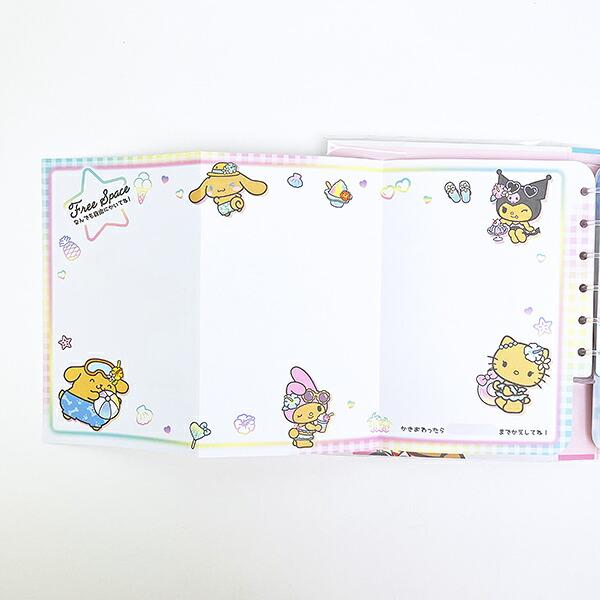 サンリオキャラクターズ プロフィールブック プロフィール帳 キラメキトロピカル 文具 Sanrio 商品画像4：キャラグッズPERFECT WORLD TOKYO