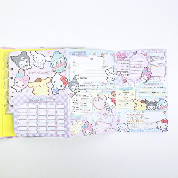 サンリオキャラクターズ プロフィールブック プロフィール帳 コロコロっと 文具 Sanrio 商品画像3：キャラグッズPERFECT WORLD TOKYO