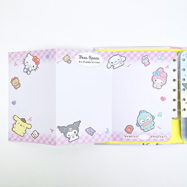 サンリオキャラクターズ プロフィールブック プロフィール帳 コロコロっと 文具 Sanrio 商品画像4：キャラグッズPERFECT WORLD TOKYO