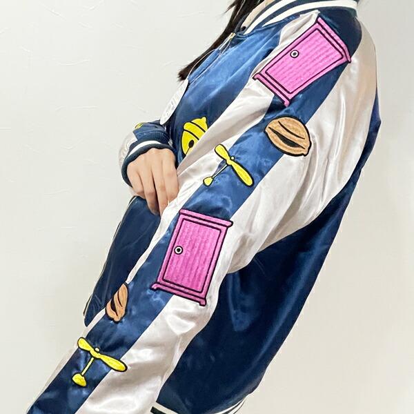 ドラえもん ウェアリング スカジャン L アパレル ネイビー アイムドラえもん 商品画像3：キャラグッズPERFECT WORLD TOKYO