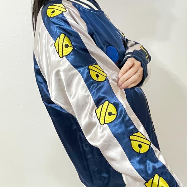 ドラえもん ウェアリング スカジャン L アパレル ネイビー アイムドラえもん 商品画像4：キャラグッズPERFECT WORLD TOKYO