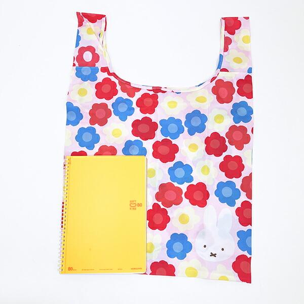ミッフィー miffy エコバッグ (ミッフィーのお花畑) 商品画像3：キャラグッズPERFECT WORLD TOKYO