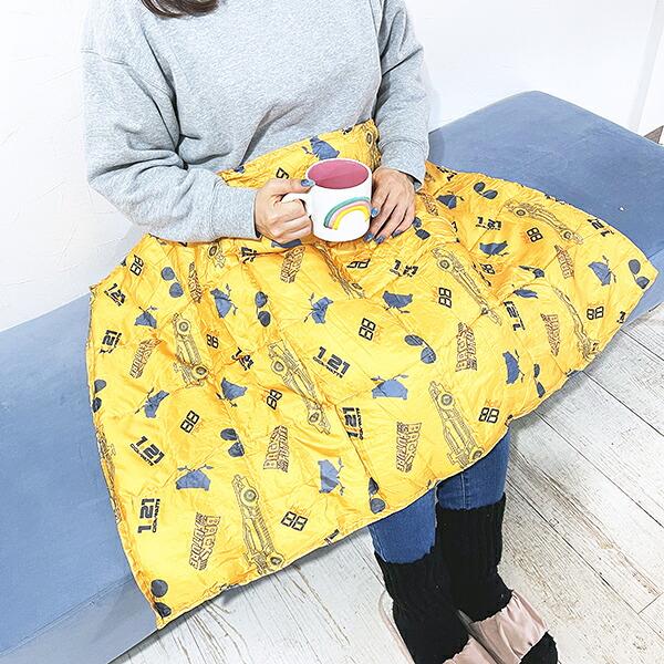 バックトゥザフューチャー BACK TO THE FUTURE ポーチ付きブランケット 商品画像3：キャラグッズPERFECT WORLD TOKYO