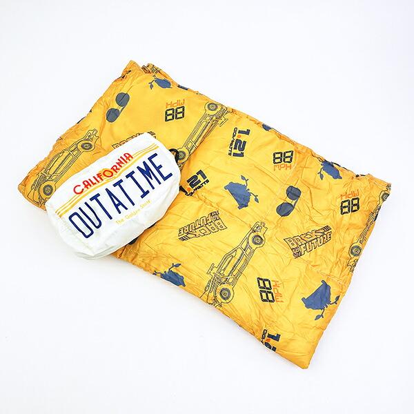 バックトゥザフューチャー BACK TO THE FUTURE ポーチ付きブランケット