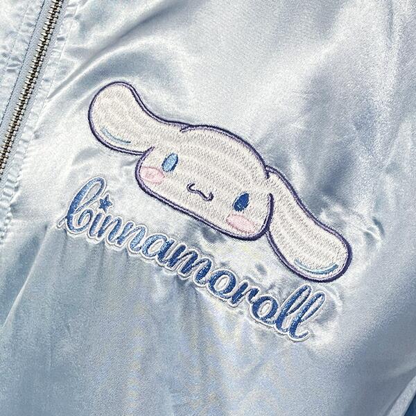 サンリオ シナモロール キラキラバルーン スカジャン アパレル ライトブルー sanrio 商品画像5：キャラグッズPERFECT WORLD TOKYO
