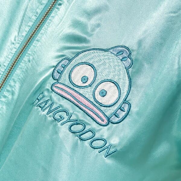 サンリオ ハンギョドン レトロポップ ミックス スカジャン グリーン sanrio 商品画像5：キャラグッズPERFECT WORLD TOKYO