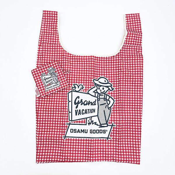 オサムグッズ チェックフレンド エコバッグ OSAMUGOODS