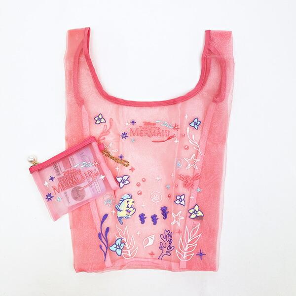 ディズニー リトルマーメイド ポーチ付きエコバッグ Disney