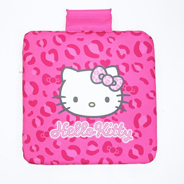 サンリオ ハローキティ シートクッション (キティレオパードピンク) カー用品･･･