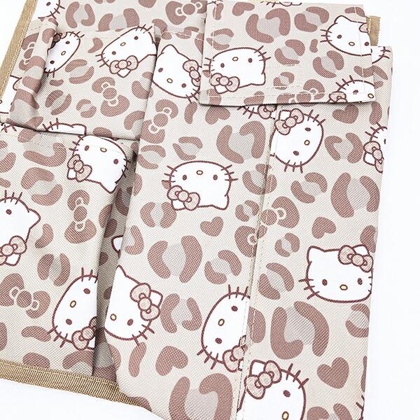 サンリオ ハローキティ 収納付きティッシュケース (キティレオパードブラウン) カー用品 Sanrio 商品画像2：キャラグッズPERFECT WORLD TOKYO