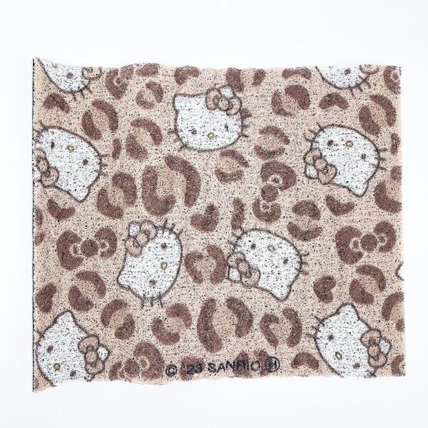 サンリオ ハローキティ 足元マット2P (キティレオパードブラウン) カー用品 Sanrio 商品画像3：キャラグッズPERFECT WORLD TOKYO