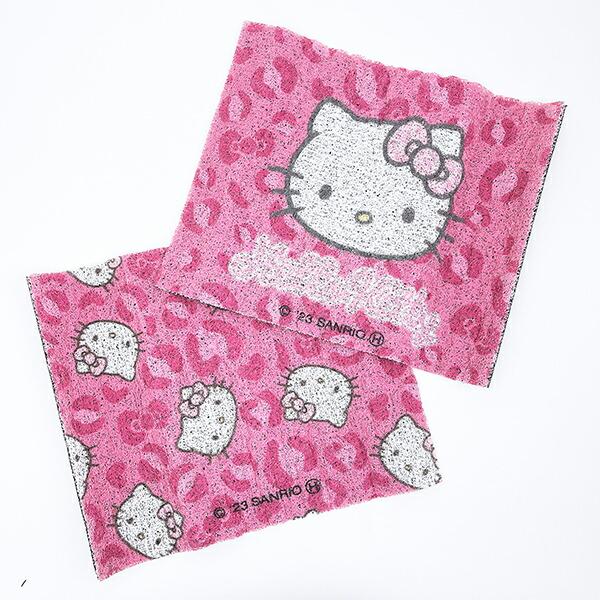 サンリオ ハローキティ 足元マット2P (キティレオパードピンク) カー用品 San･･･