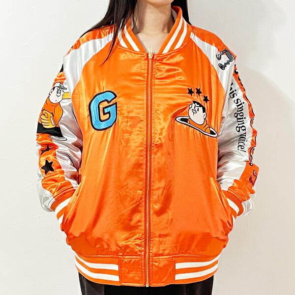 ドラえもん ビッグリサイタル スカジャン 3L アパレル オレンジ アイムドラえもん 商品画像2：キャラグッズPERFECT WORLD TOKYO