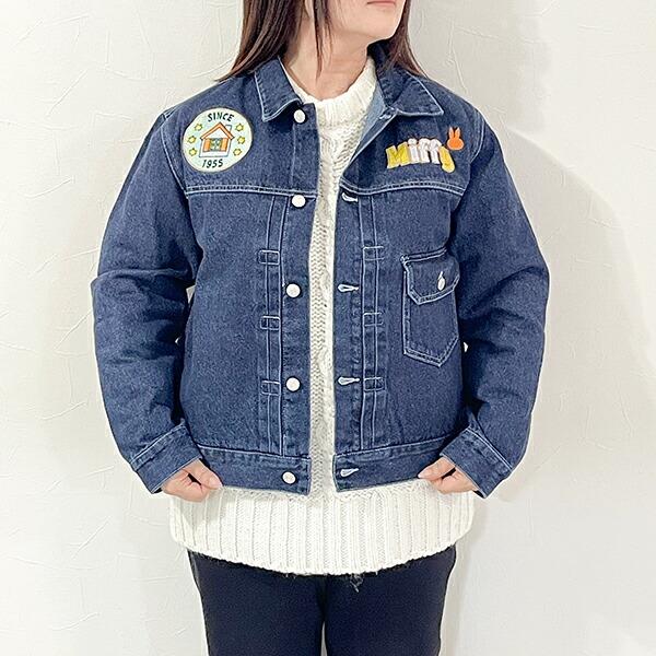 ミッフィー miffy ミントチェックミッフィー ジージャン(M) キャラジャン アパレル 商品画像2：キャラグッズPERFECT WORLD TOKYO