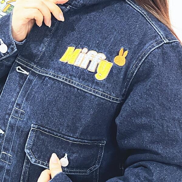 ミッフィー miffy ミントチェックミッフィー ジージャン(M) キャラジャン アパレル 商品画像3：キャラグッズPERFECT WORLD TOKYO