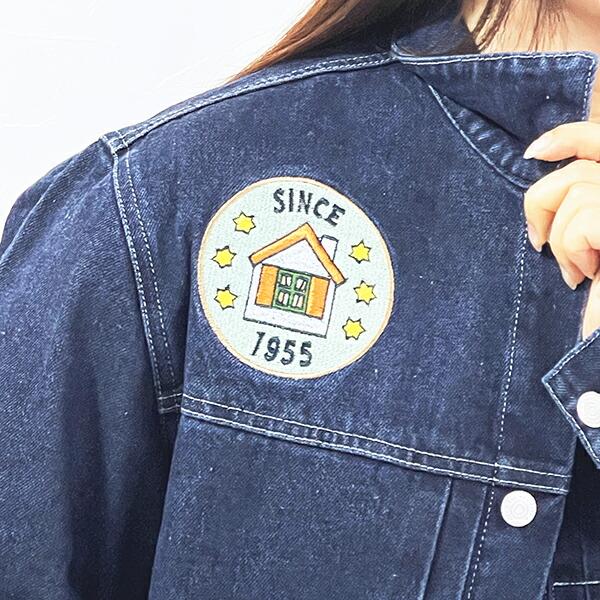 ミッフィー miffy ミントチェックミッフィー ジージャン(M) キャラジャン アパレル 商品画像4：キャラグッズPERFECT WORLD TOKYO