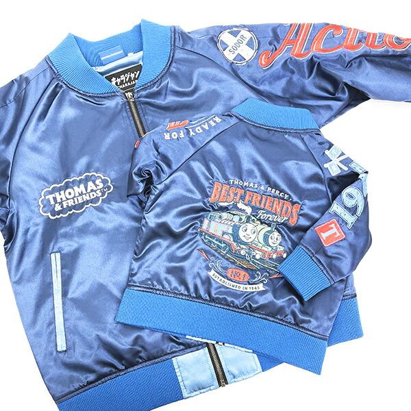 きかんしゃトーマス レディフォーアクション スカジャン L キャラジャン アパレル 商品画像7：キャラグッズPERFECT WORLD TOKYO