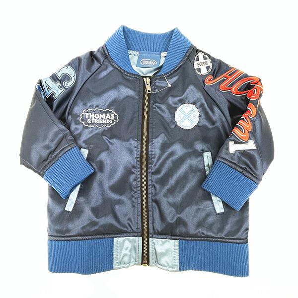 きかんしゃトーマス レディフォーアクション スカジャン 90サイズ キッズ 子ども服 キャラジャン アパレル 商品画像2：キャラグッズPERFECT WORLD TOKYO