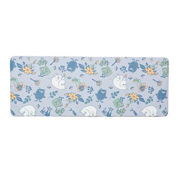 ムーミン (ムーミンと草花) キッチンマット【45cm×120cm】 MOOMIN