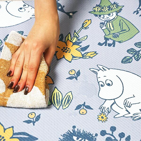 ムーミン (ムーミンと草花) キッチンマット【45cm×240cm】 MOOMIN 商品画像3：キャラグッズPERFECT WORLD TOKYO