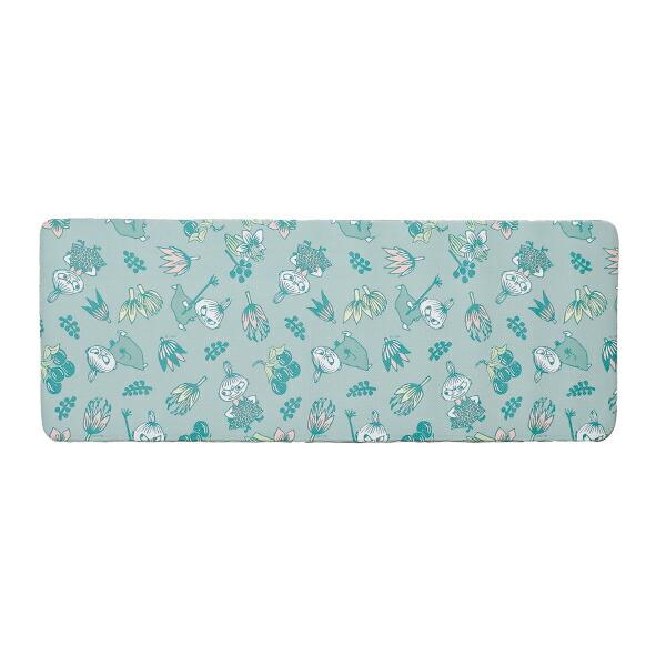 ムーミン (ボタニカルグリーン/リトルミイ) キッチンマット【45cm×120cm】 M･･･