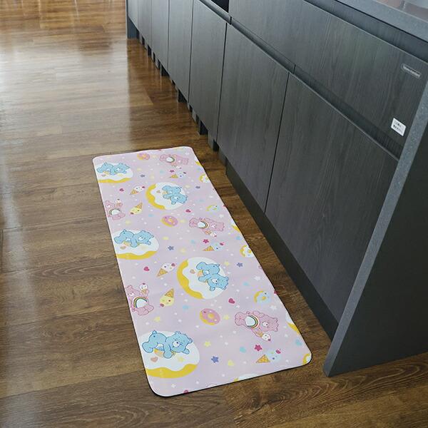 ケアベア (スイーツラブベア) キッチンマット【45cm×120cm】 商品画像4：キャラグッズPERFECT WORLD TOKYO