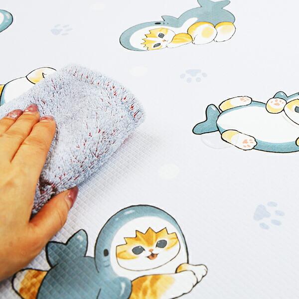 モフサンド (サメにゃんといっしょ) キッチンマット【45cm×240cm】 mofusand 商品画像3：キャラグッズPERFECT WORLD TOKYO