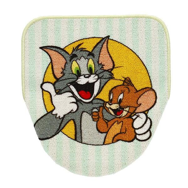 トムとジェリー トイレタリー(トイレマット・便座カバー)2点セット ストライ･･･