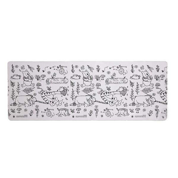 ディズニー くまのプーさん 透明キッチンマット フォレストプー(S) Disney 【45×120cm】 商品画像2：キャラグッズPERFECT WORLD TOKYO