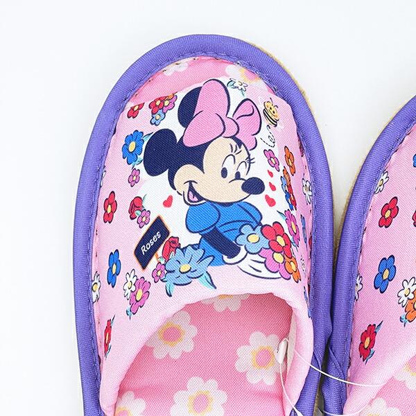 ディズニー ミニーマウス スリッパ フラワーファーム (22～24cm)  キッチン Disney 商品画像2：キャラグッズPERFECT WORLD TOKYO