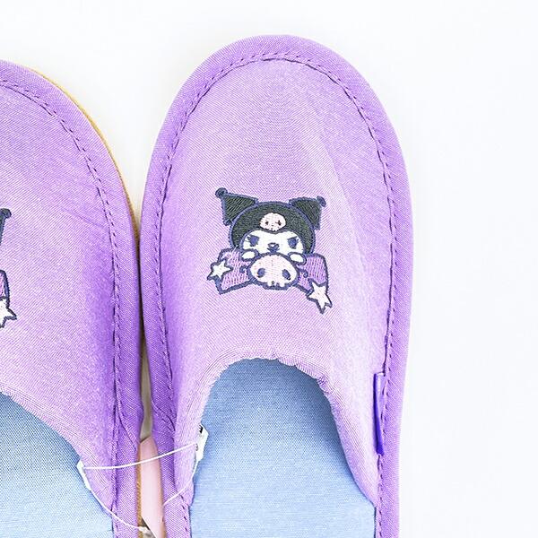 サンリオ クロミ スリッパ シンプルハグリボン Sanrio 商品画像2：キャラグッズPERFECT WORLD TOKYO
