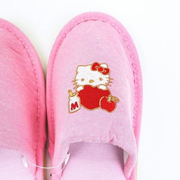 サンリオ ハローキティ スリッパ シンプルハート Sanrio 商品画像2：キャラグッズPERFECT WORLD TOKYO