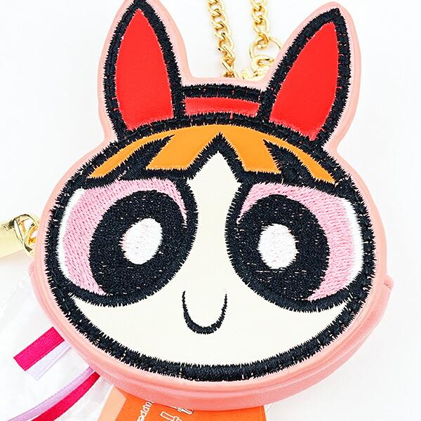 パワーパフガールズ ブロッサム ダイカットポーチ FLAPPER 商品画像2：キャラグッズPERFECT WORLD TOKYO
