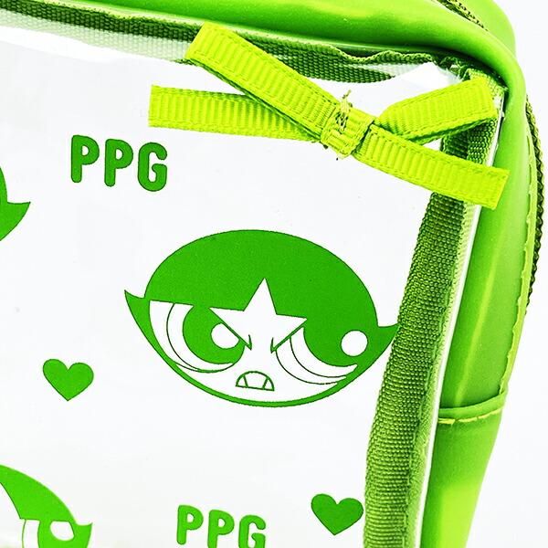 パワーパフガールズ バターカップ リボンスクエアポーチ パワパフ 商品画像2：キャラグッズPERFECT WORLD TOKYO