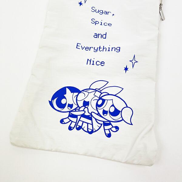 パワーパフガールズ ペンライトケース ホワイト ポーチ 推し活 パワパフ 商品画像2：キャラグッズPERFECT WORLD TOKYO