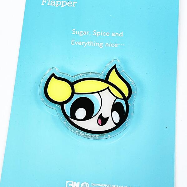 パワーパフガールズ バブルス スマホグリップ スマホ用品 パワパフ 商品画像2：キャラグッズPERFECT WORLD TOKYO