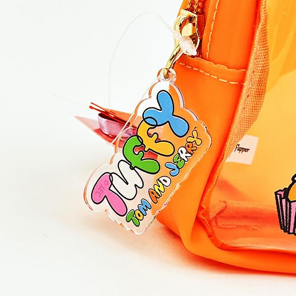 トムとジェリー タフィー PVCポーチ オレンジ トムジェリ 商品画像3：キャラグッズPERFECT WORLD TOKYO
