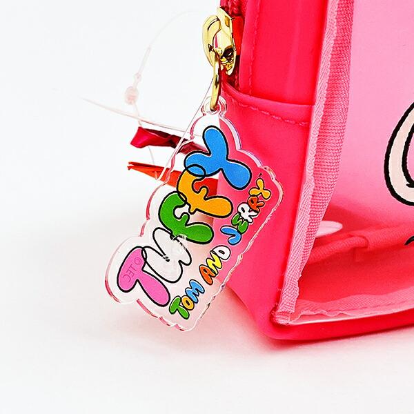 トムとジェリー タフィー PVCポーチ ピンク トムジェリ 商品画像3：キャラグッズPERFECT WORLD TOKYO