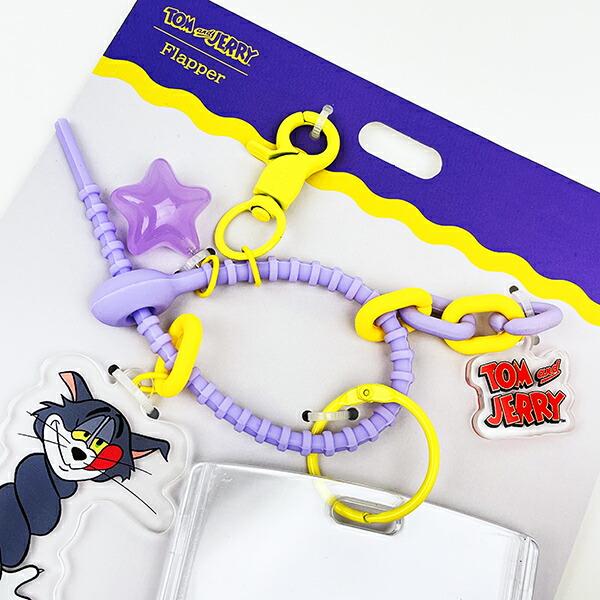トムとジェリー トム じゃらじゃらケース キーホルダー 推し活 商品画像4：キャラグッズPERFECT WORLD TOKYO