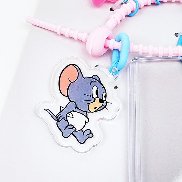 トムとジェリー タフィー じゃらじゃらケース キーホルダー 推し活 商品画像2：キャラグッズPERFECT WORLD TOKYO