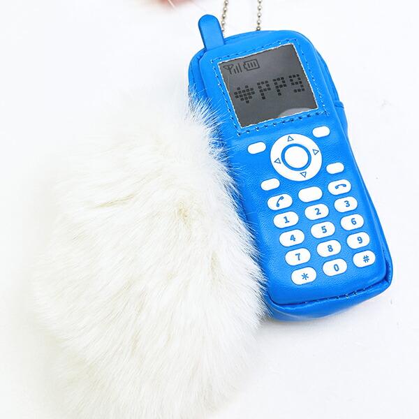 パワーパフガールズ バブルス ケイタイモチーフポーチ (ブルー) パワパフ 商品画像3：キャラグッズPERFECT WORLD TOKYO