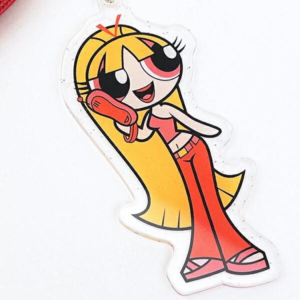 パワーパフガールズ ブロッサム ケイタイモチーフポーチ (ピンク) パワパフ 商品画像2：キャラグッズPERFECT WORLD TOKYO