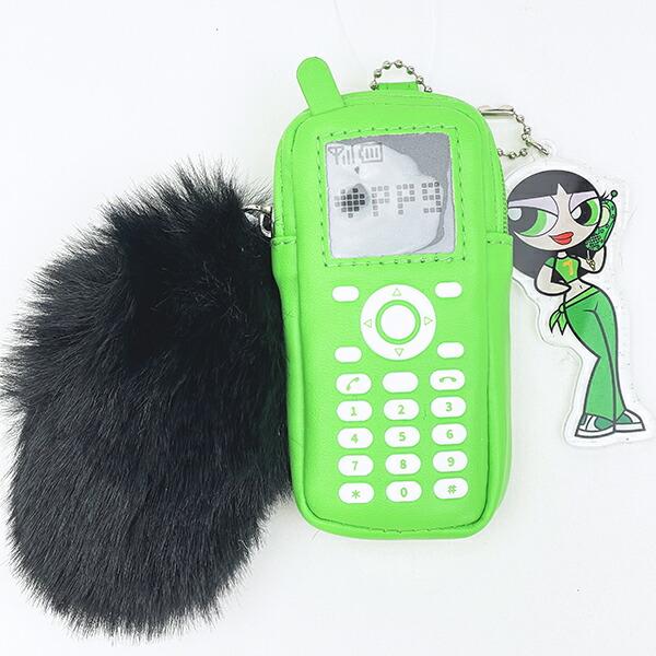 パワーパフガールズ バターカップ ケイタイモチーフポーチ (グリーン) パワパ･･･