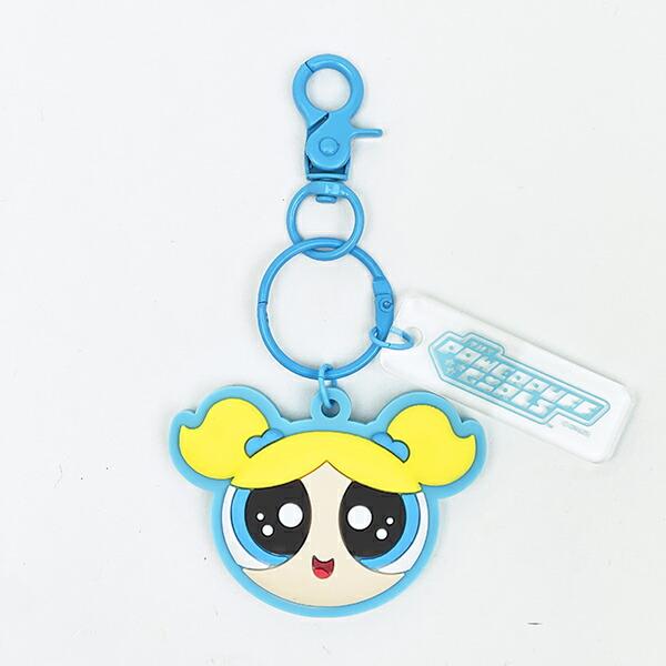 パワーパフガールズ バブルス うるうるラバーチャーム (ブルー) キーホルダー･･･