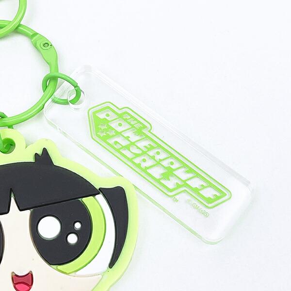 パワーパフガールズ バターカップ うるうるラバーチャーム (グリ―ン) キーホルダー パワパフ 商品画像3：キャラグッズPERFECT WORLD TOKYO